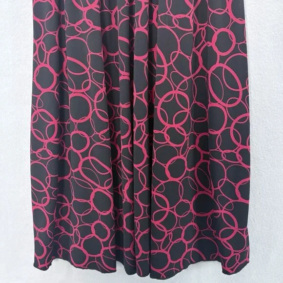 VTG 90's/Y2k My Michelle Babydoll Dress SZ Medium Black Red Whimsigoth Fairy - Picture 3 of 10